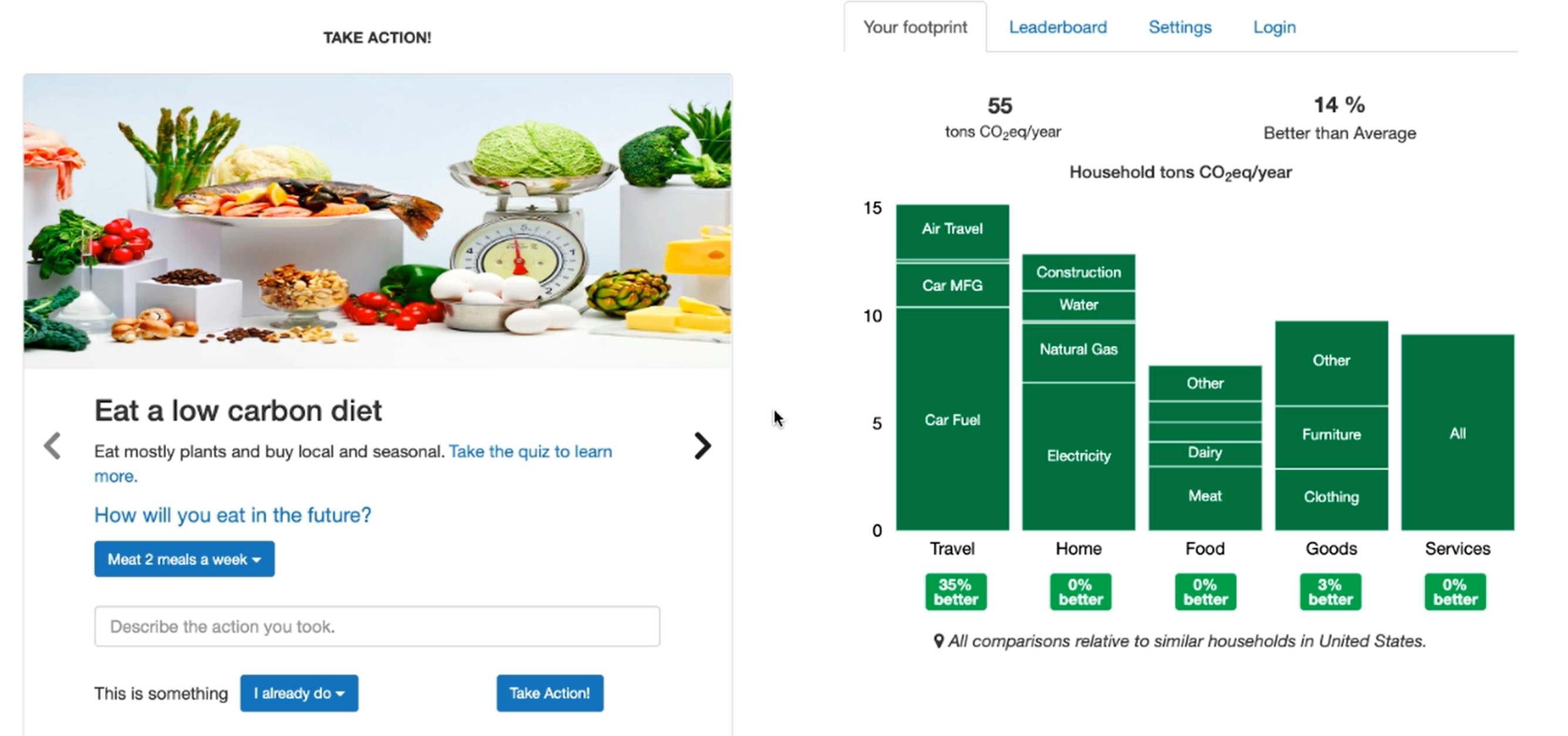 Take Action Page Example Slide